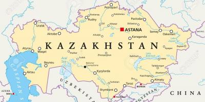 La carte de astana, Kazakhstan